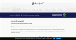 Desktop Screenshot of freespiritinfo.com